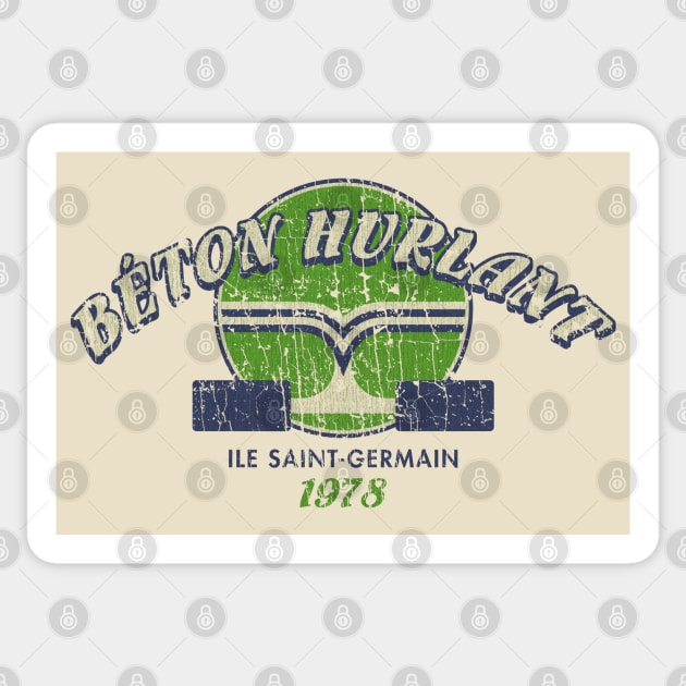 Béton Hurlant Skate Park 1978 Sticker by JCD666